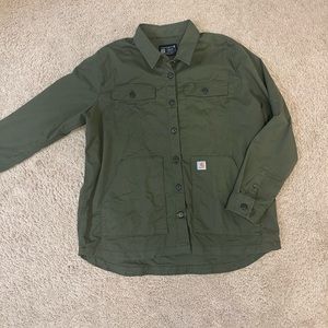 Carhartt olive green loose fit Jacket